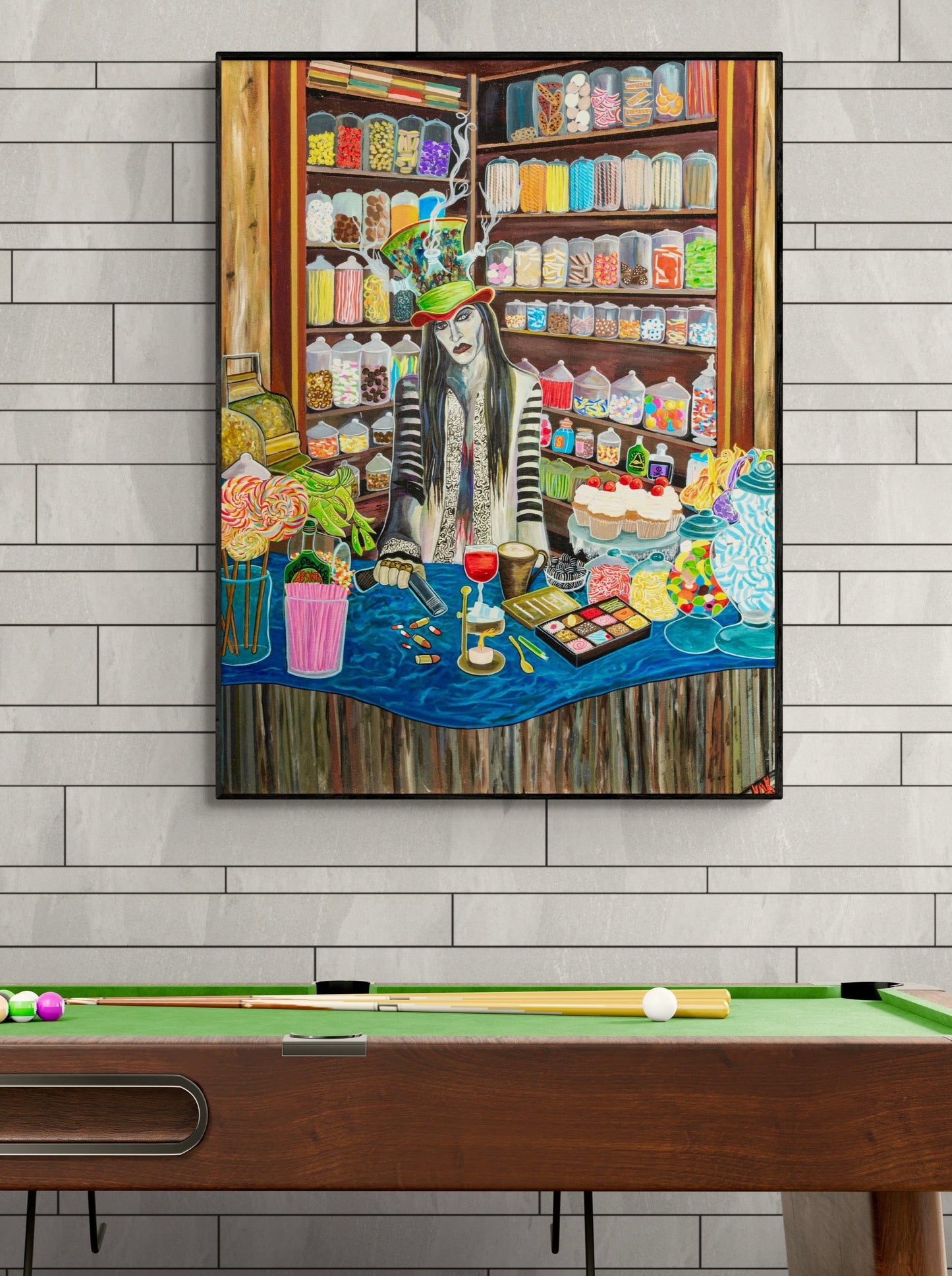 'Seduction of Indulgence' canvas print