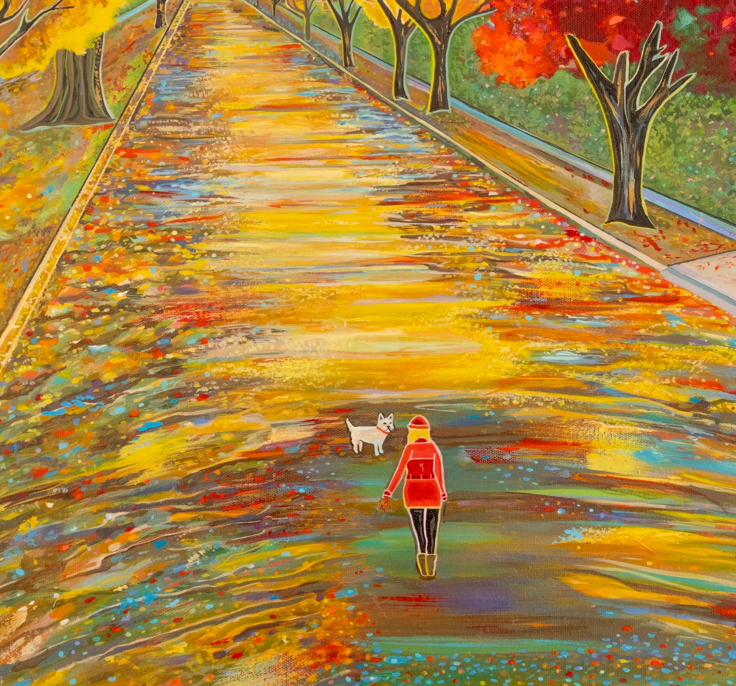 'Autumn At Evandale' canvas print