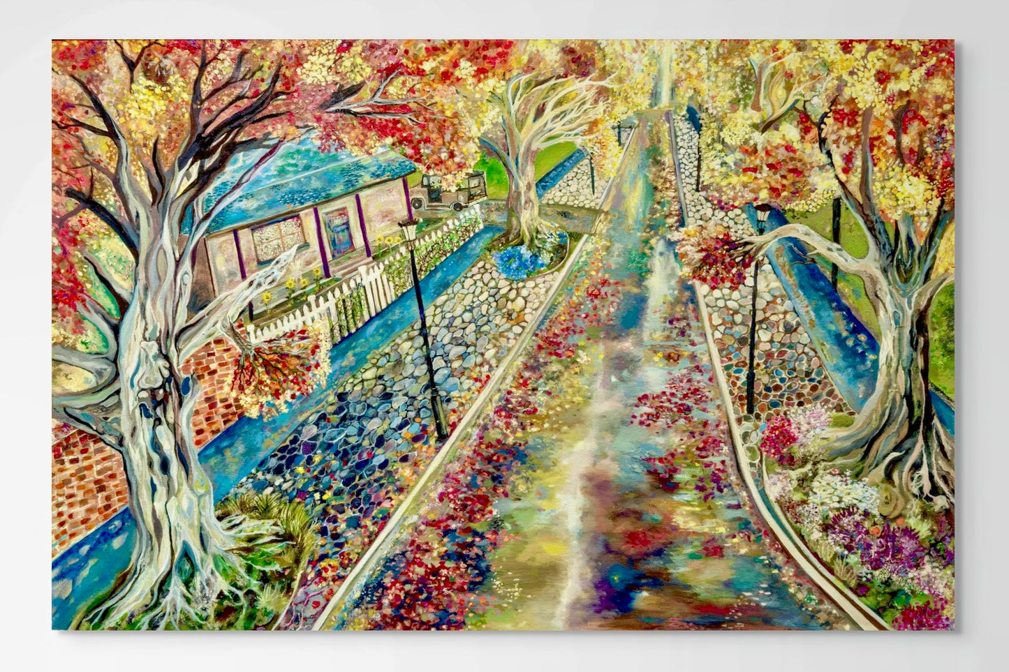 'Victoria Street, Ulverstone' canvas print