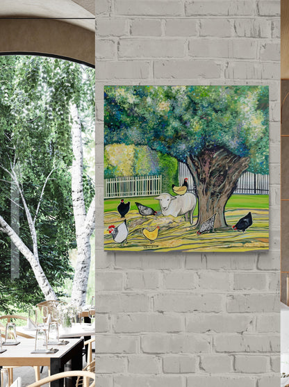 'Lil Flock Of Fluff' acrylic print