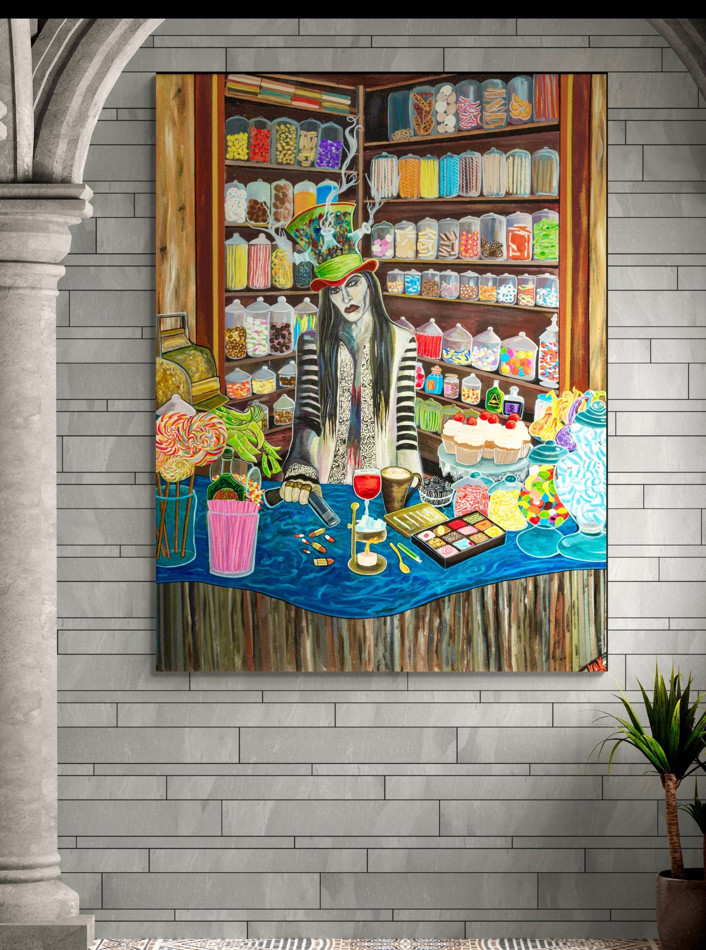 'Seduction of Indulgence' acrylic print