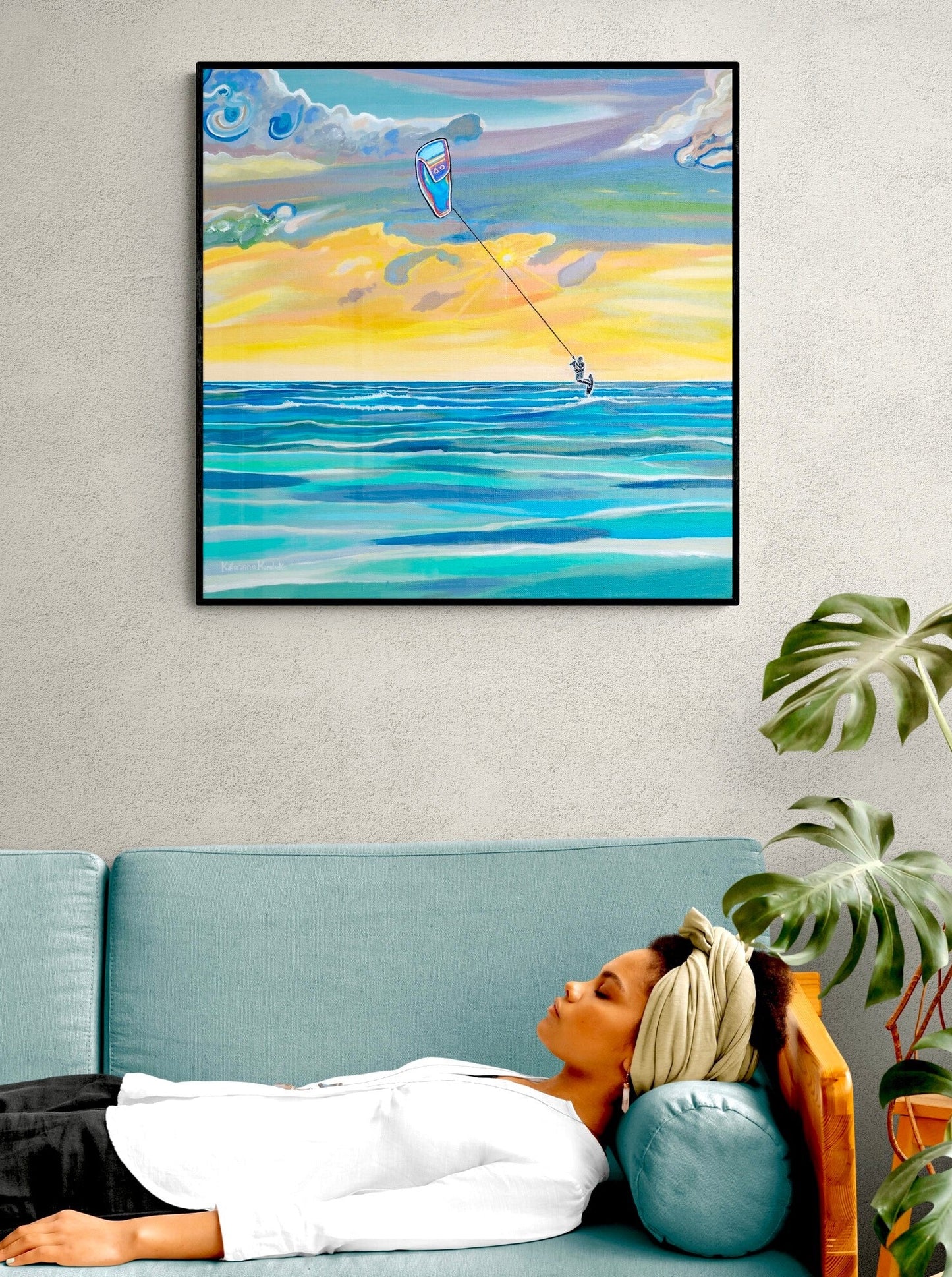 'Best Of Both Worlds' canvas print