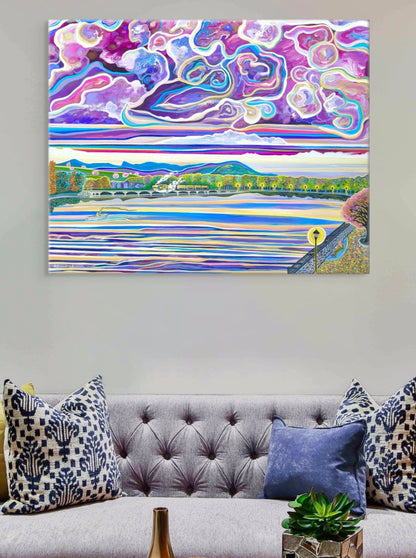 'Riverside Romance' acrylic print