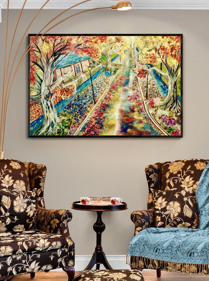 'Victoria Street, Ulverstone' canvas print