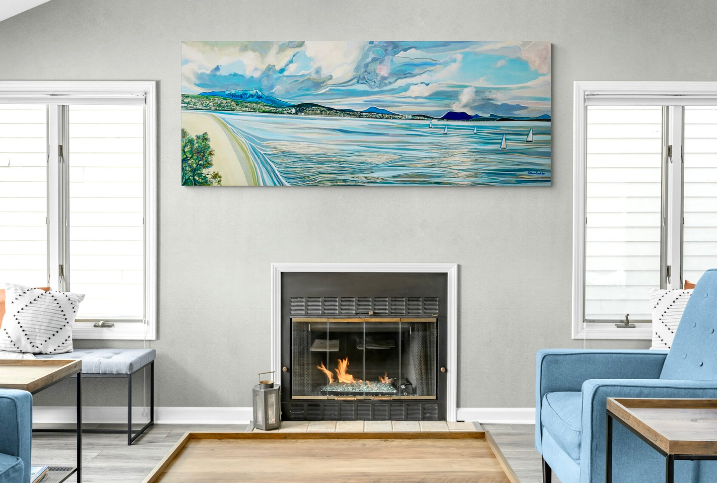 'Down By The Derwent'acrylic print