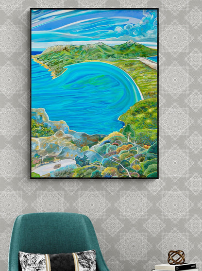 'Wineglass Bay Holiday' canvas print