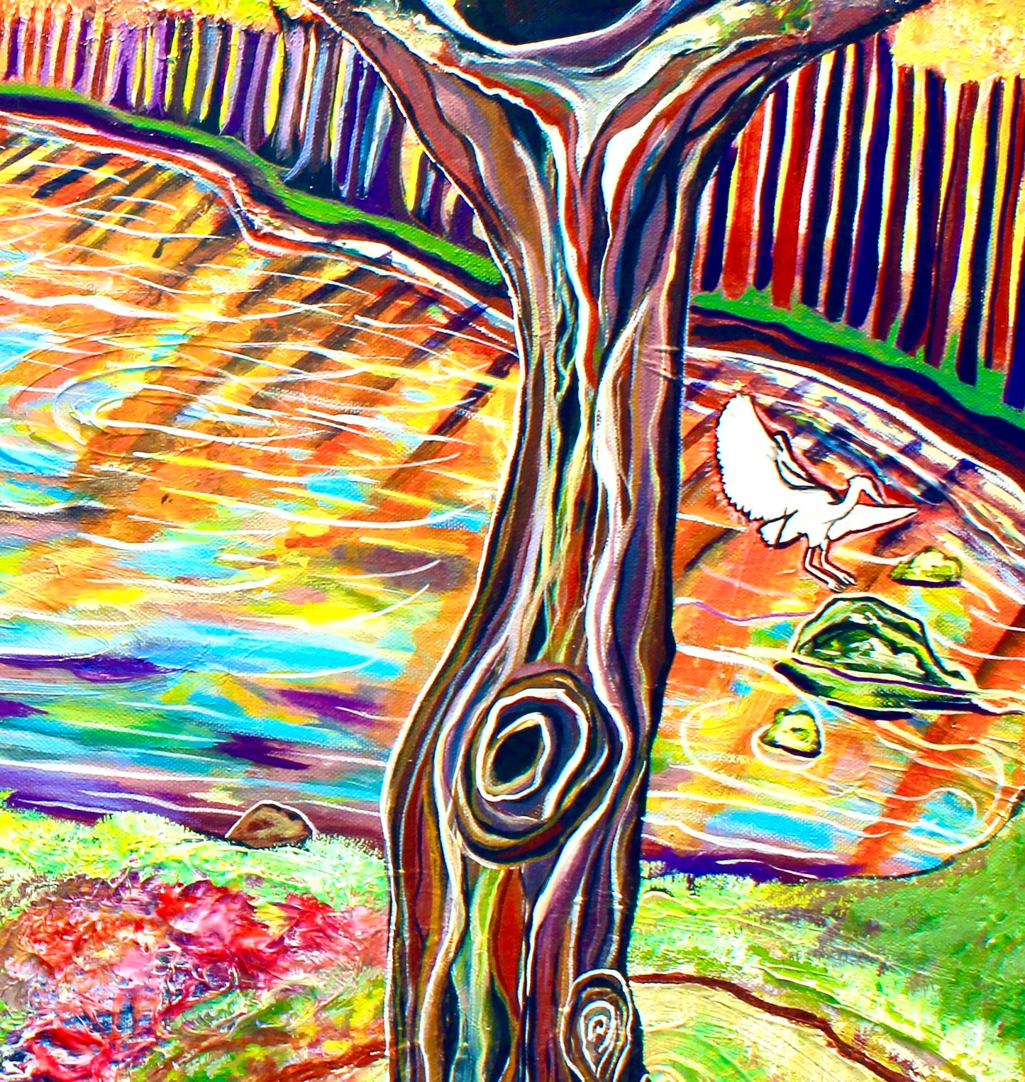 'Marmalade Skies' canvas print