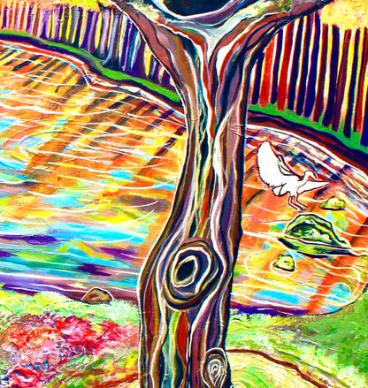 'Marmalade Skies' canvas print