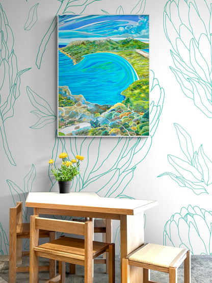 'Wineglass Bay Holiday' canvas print