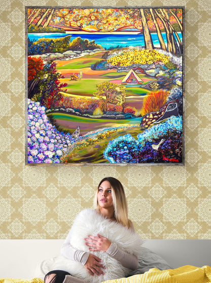 'Golden Moments' acrylic print