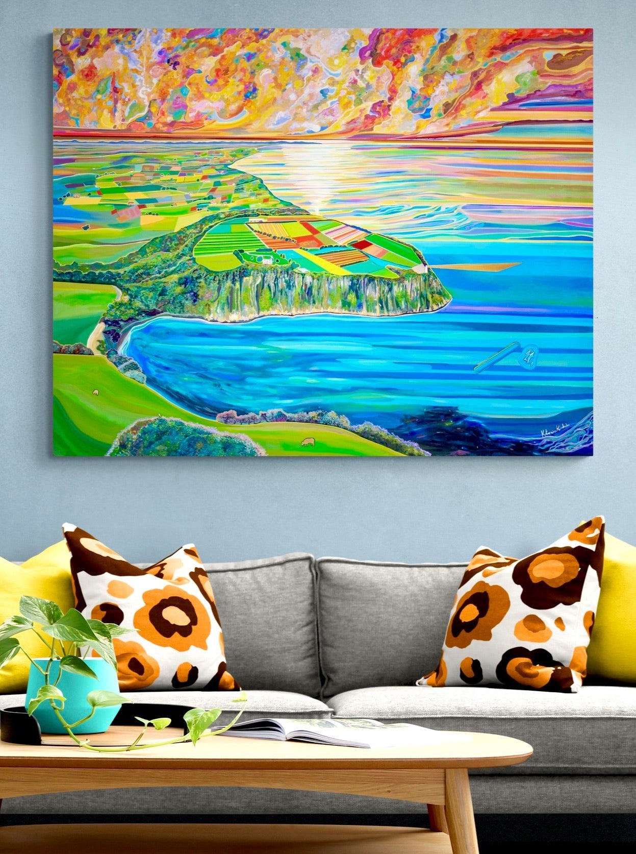 'Tulip Season Upon Table Cape' acrylic print