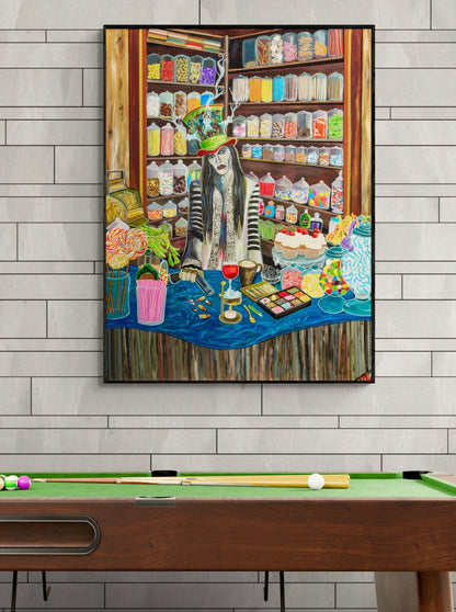 'Seduction of Indulgence' canvas print