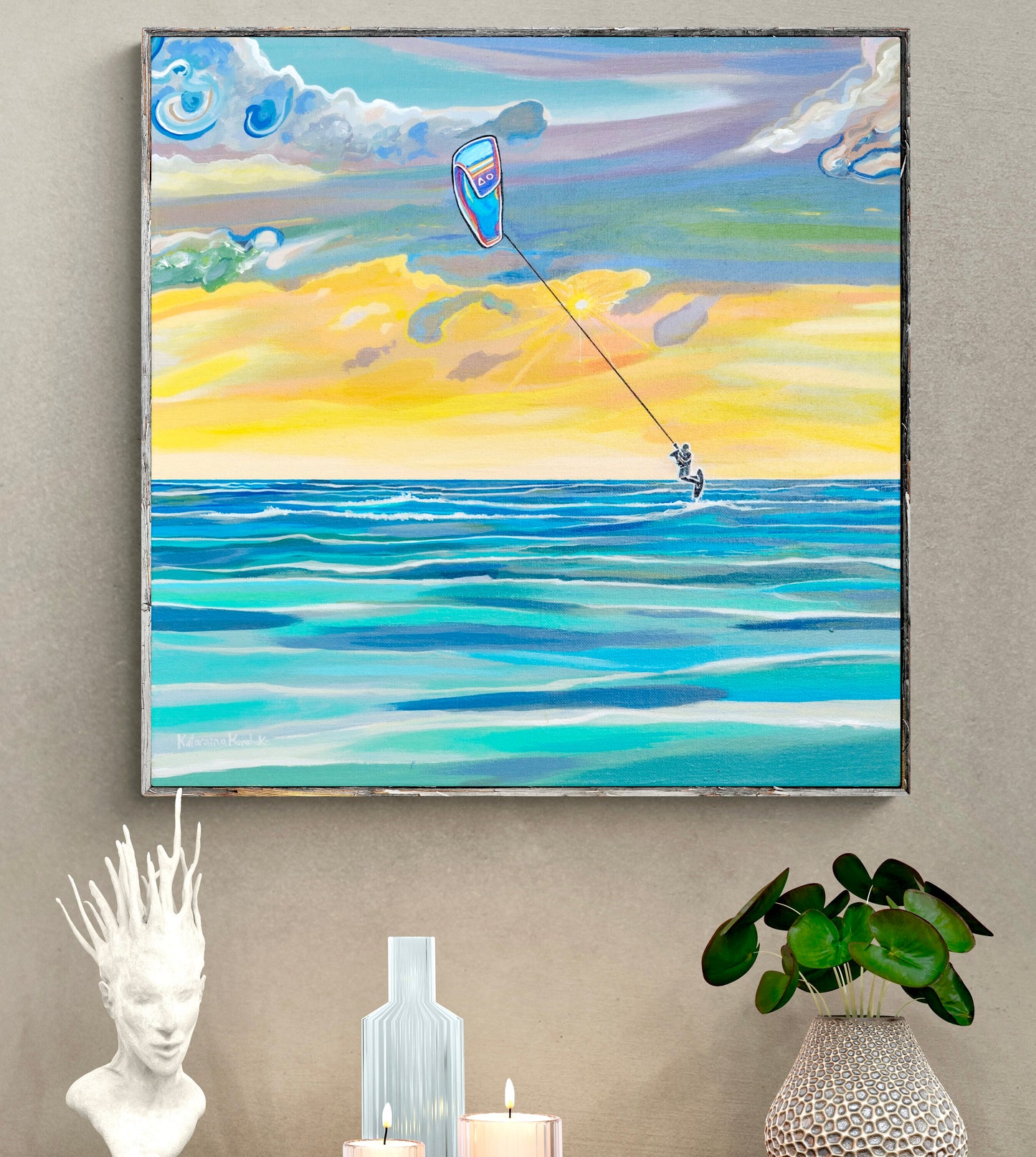 'Best Of Both Worlds' canvas print