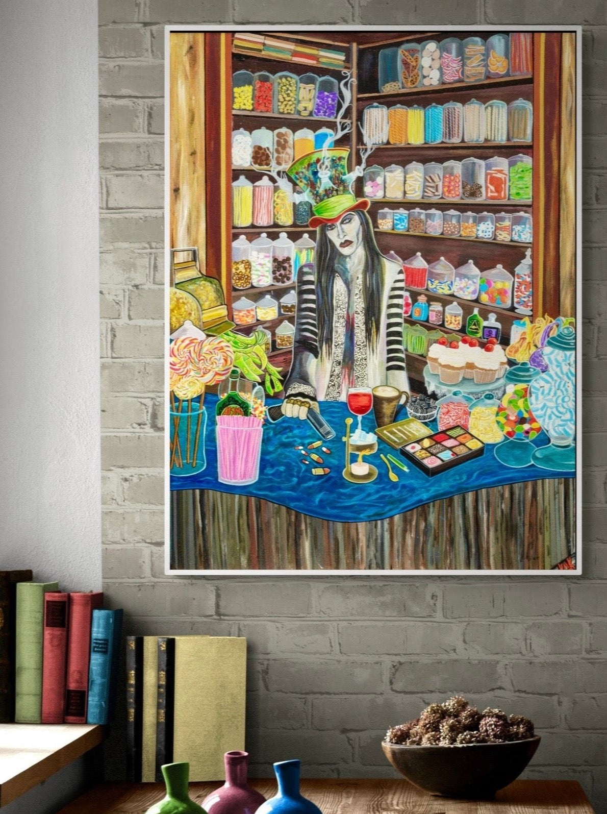 'Seduction of Indulgence' canvas print
