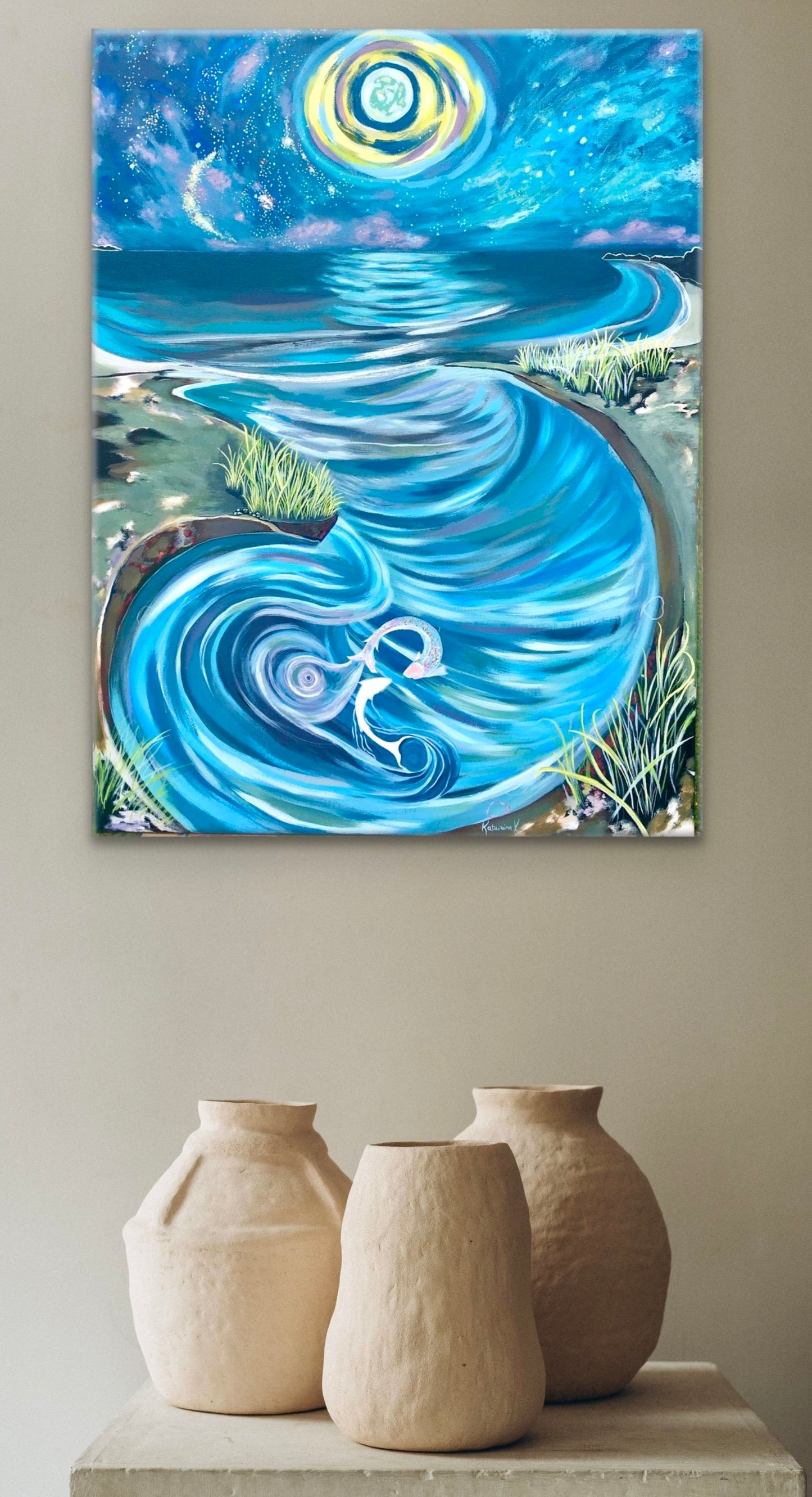 'Swim Of The Night Souls' acrylic print