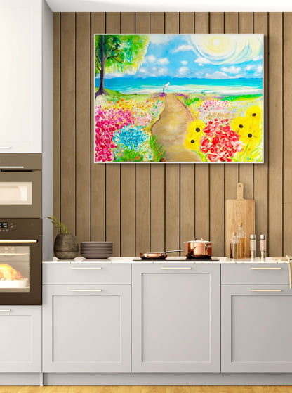 'Live And Let Live' Canvas Print