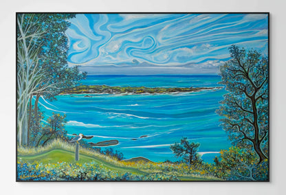 'Breakfast At Boak Harbour' canvas print