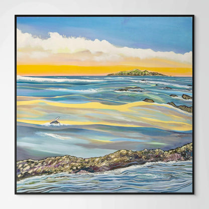 'Sunrise at Sisters' canvas print