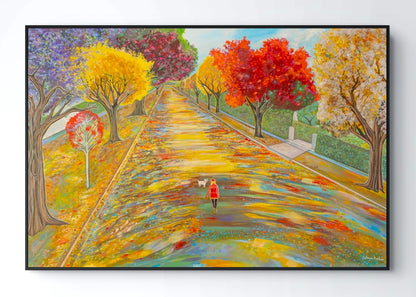 'Autumn At Evandale' canvas print