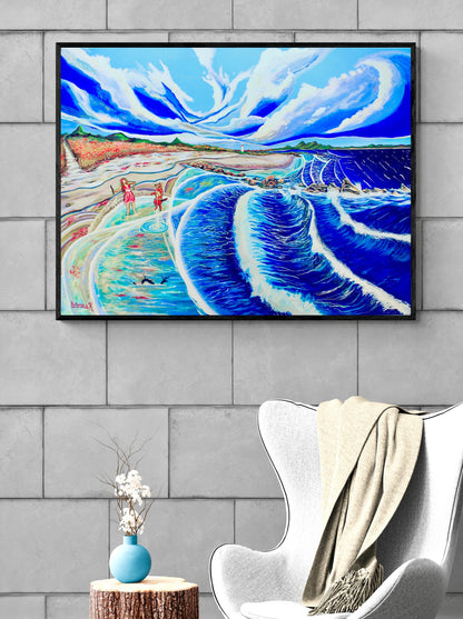 'Free and Alive' canvas print