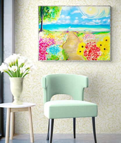 'Live And Let Live' Canvas Print