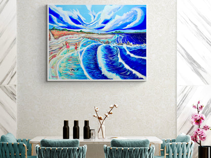 'Free and Alive' canvas print