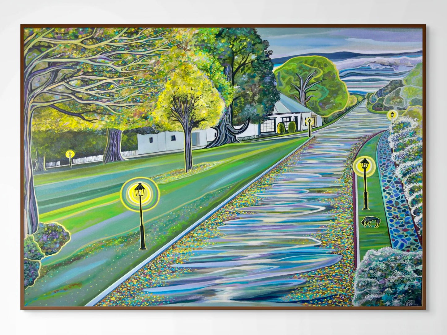 'A Rain Soaked Westbury Day' canvas print