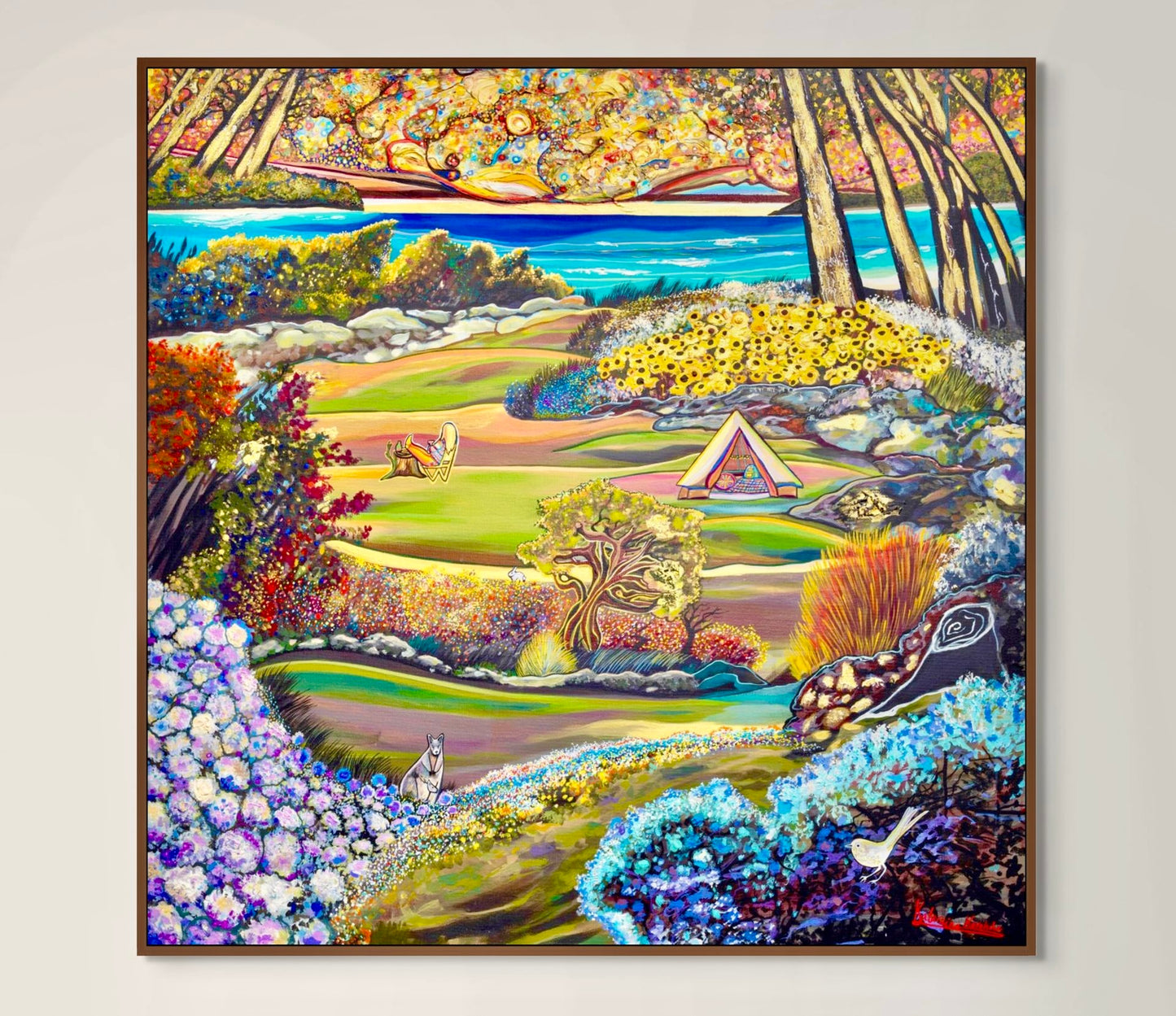 'Golden Moments' canvas print