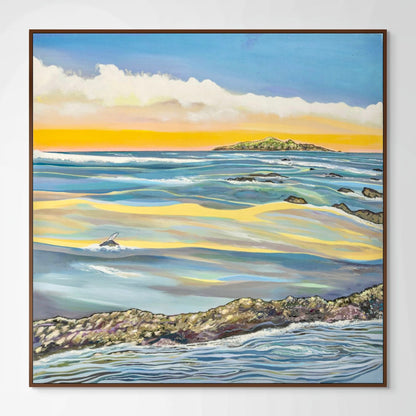 'Sunrise at Sisters' canvas print