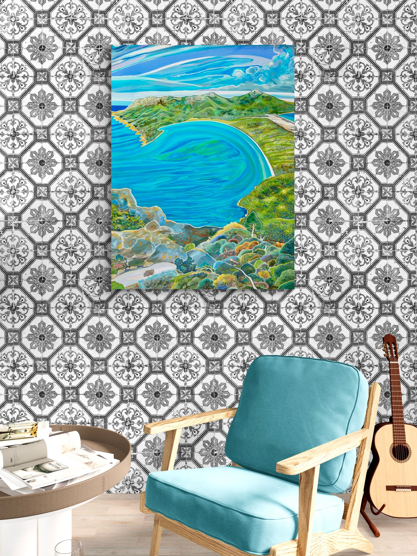 'Wineglass Bay Holiday' acrylic print