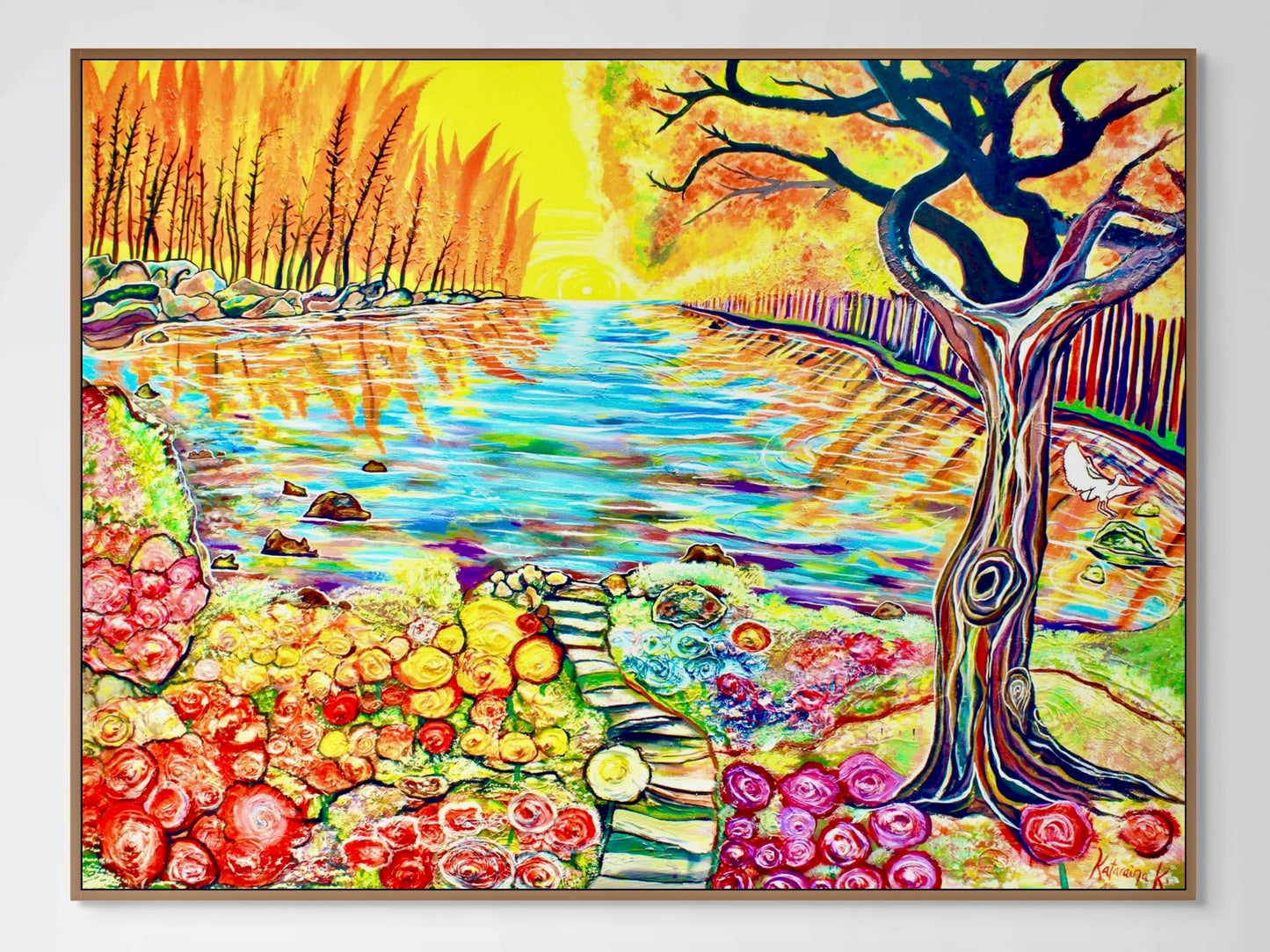 'Marmalade Skies' canvas print