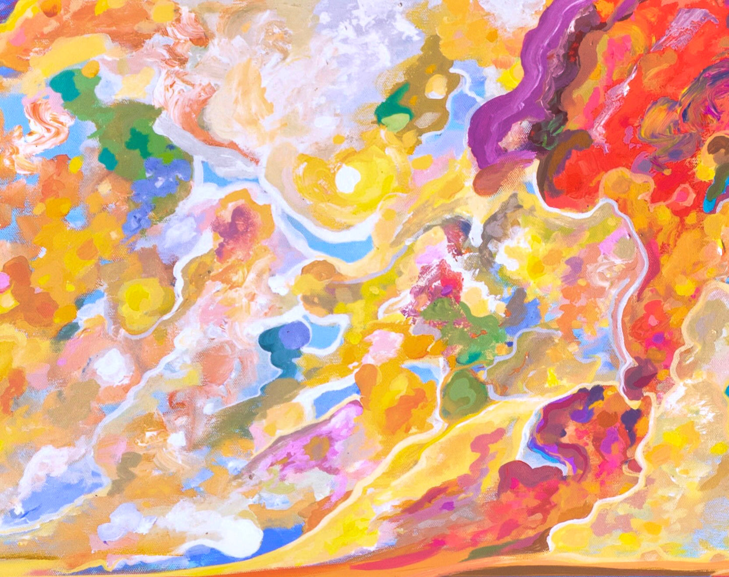 'Tulip Season Upon Table Cape' acrylic print