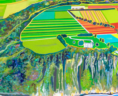 'Tulip Season Upon Table Cape' acrylic print