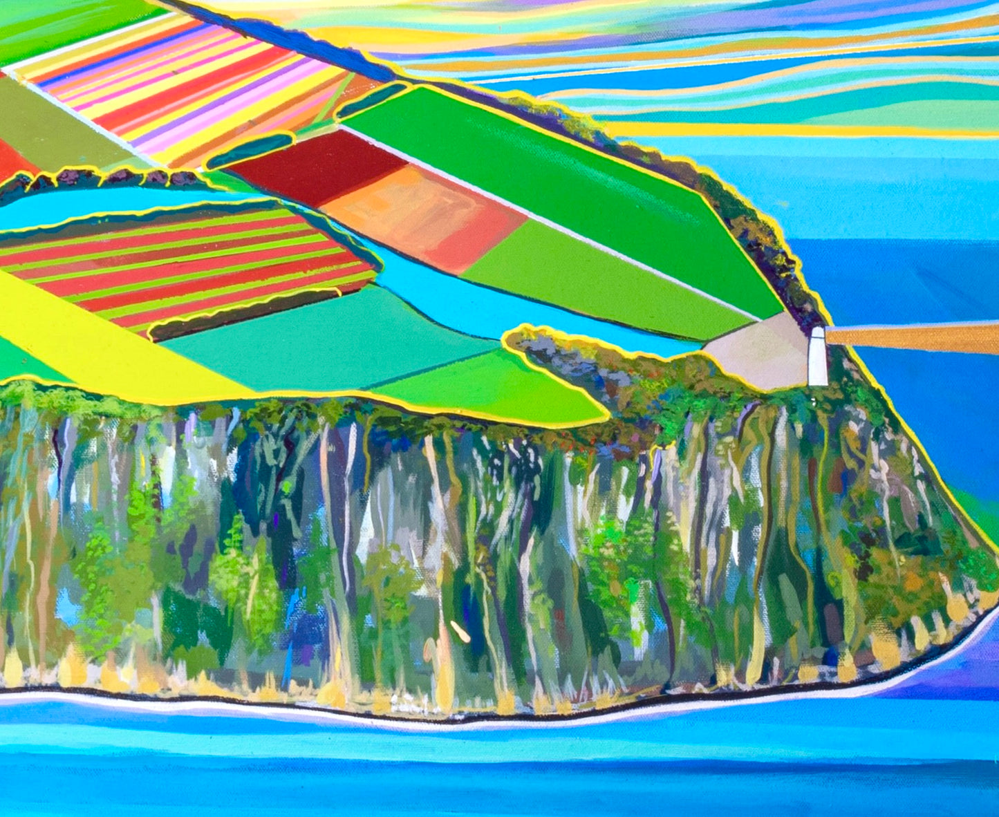 'Tulip Season Upon Table Cape' acrylic print