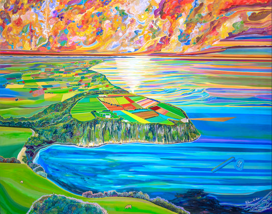 'Tulip Season Upon Table Cape' acrylic print