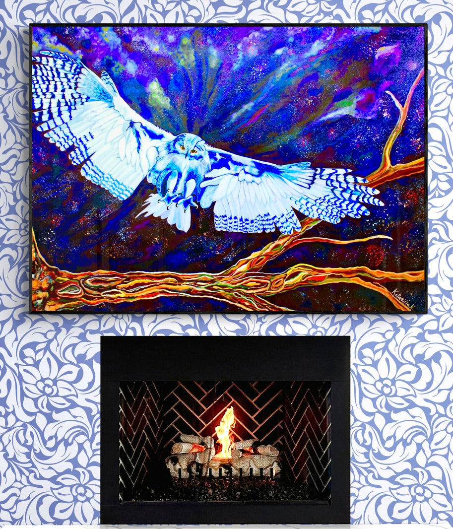 'Night-Life' canvas print