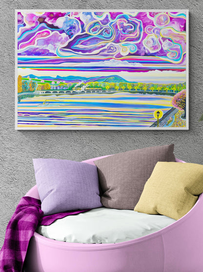 'Riverside Romance' Canvas Print