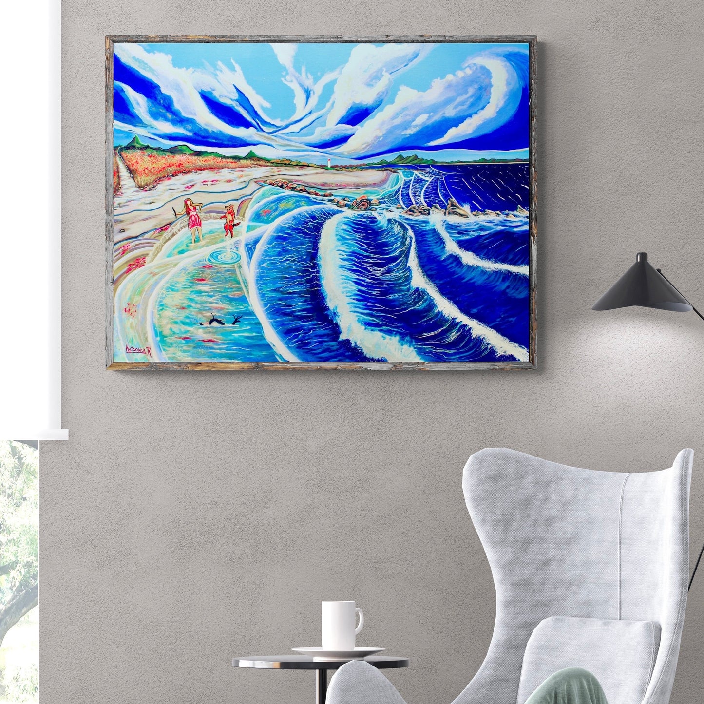 'Free and Alive' canvas print