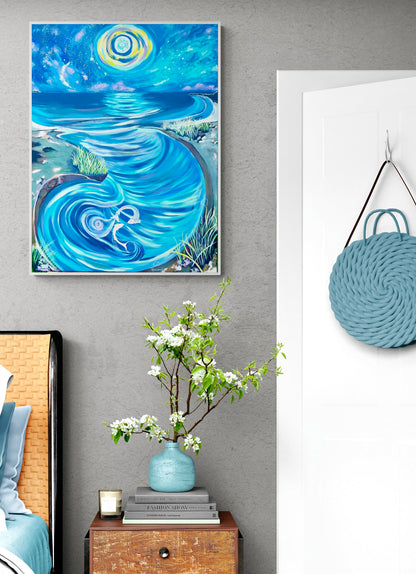 'Swim Of The Night Souls' acrylic print