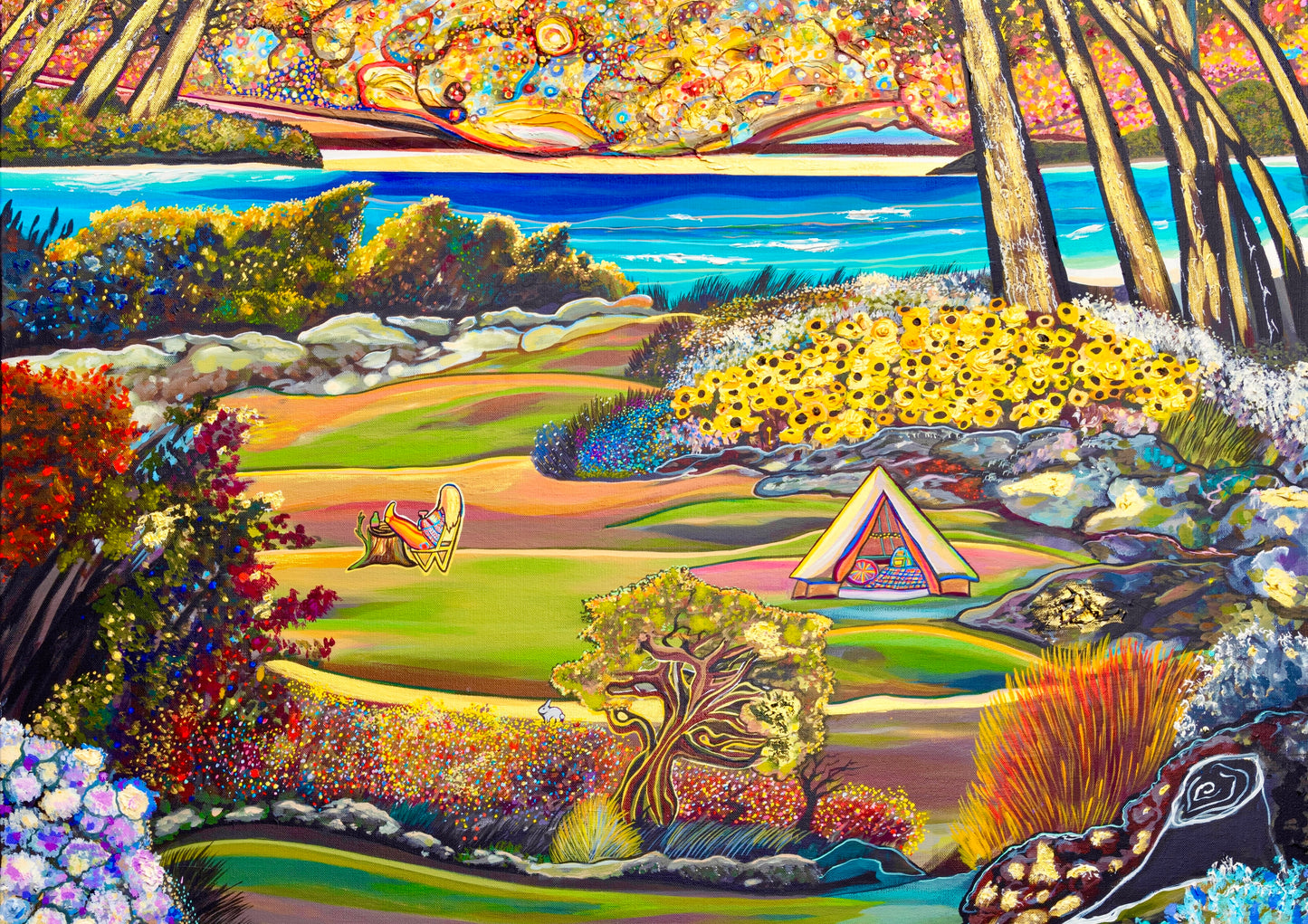 'Golden Moments' canvas print