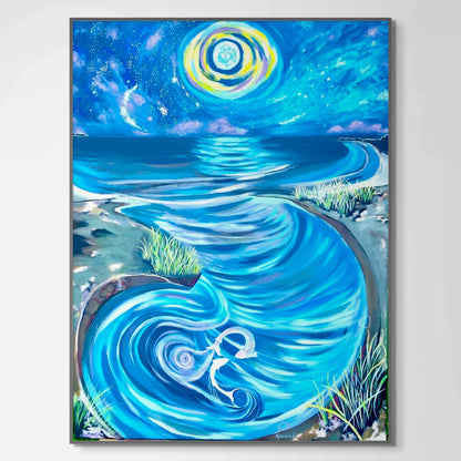 'Swim Of The Night Souls' canvas print