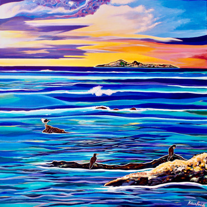 'Holm Sweet Holm' canvas print