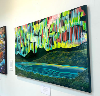 'Lights Of Cradle' original painting