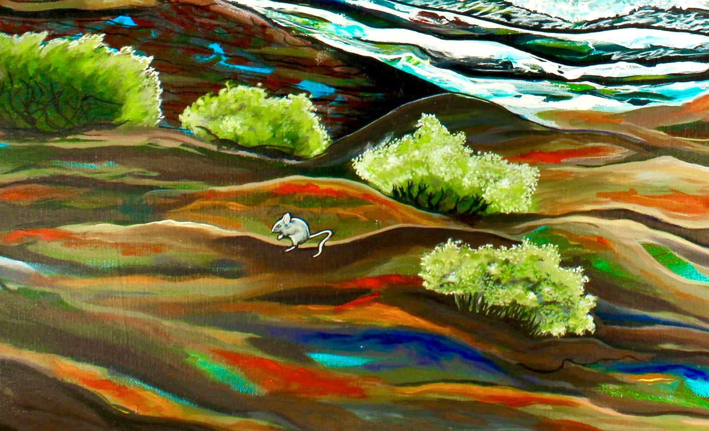 'One FOwl Swoop' canvas Print