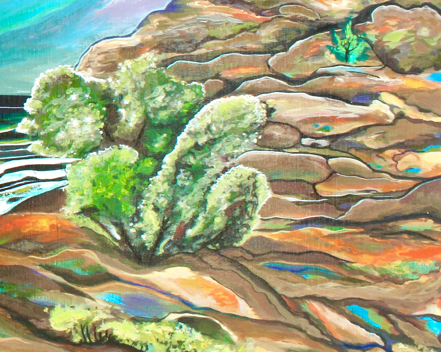 'One FOwl Swoop' acrylic print