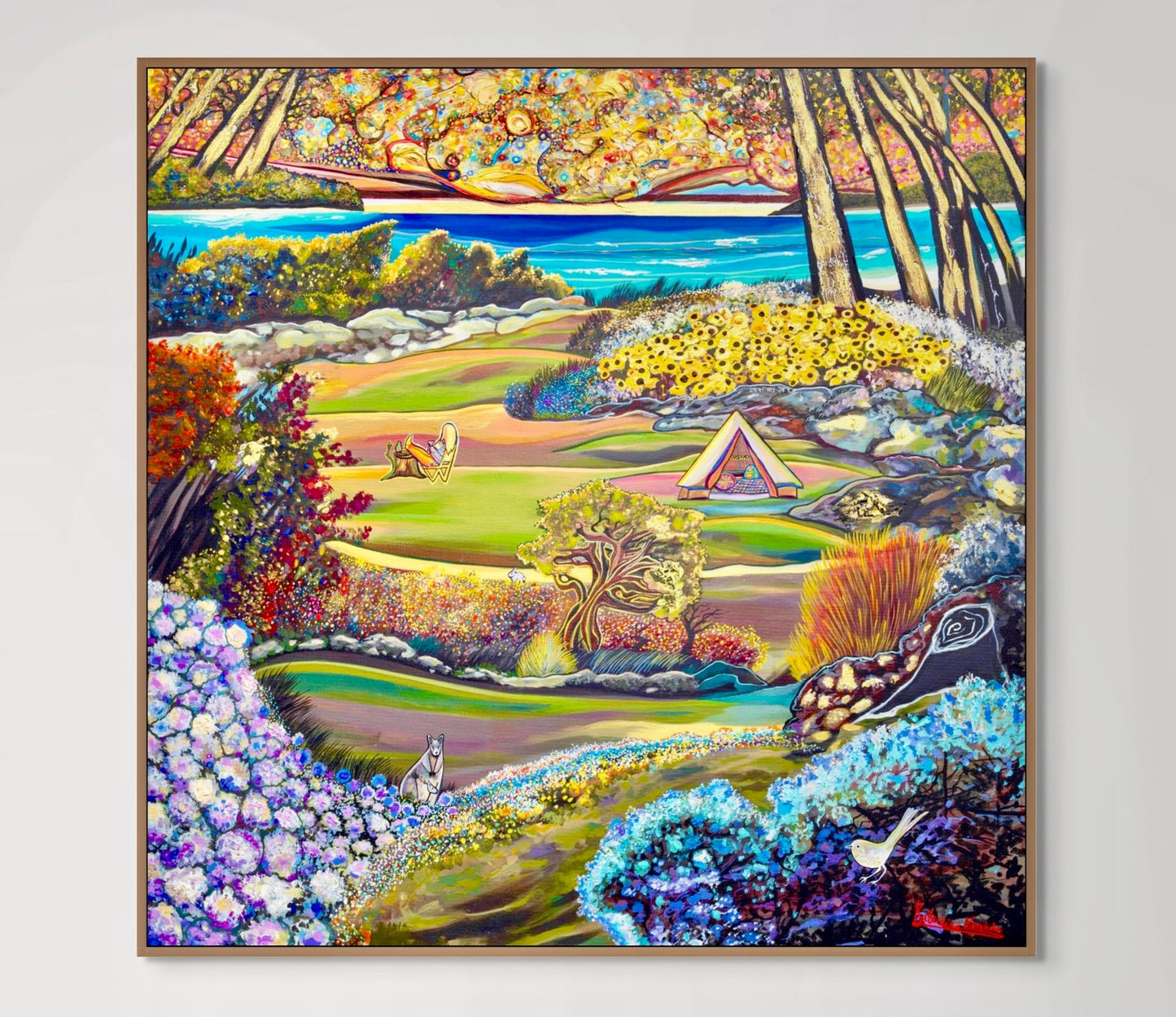 'Golden Moments' canvas print