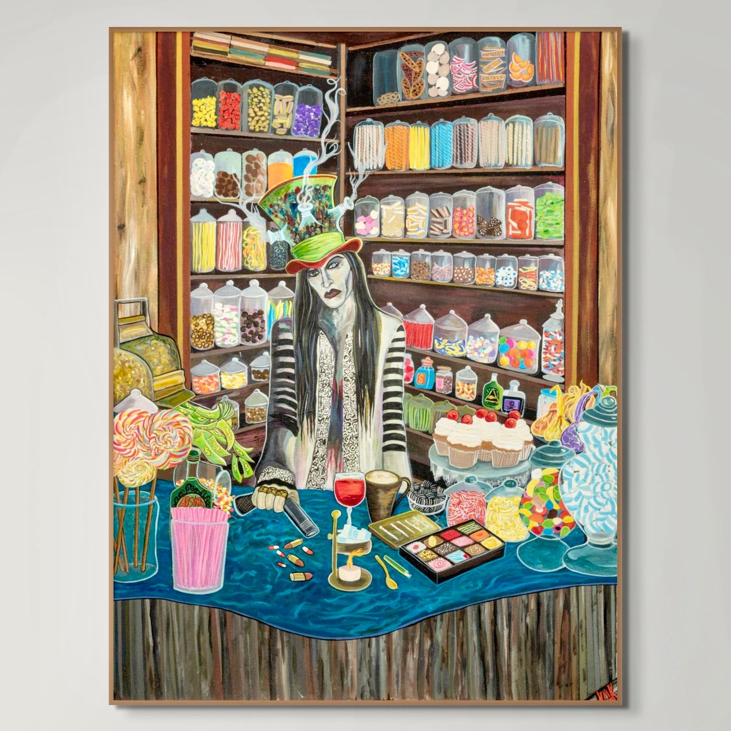 'Seduction of Indulgence' canvas print