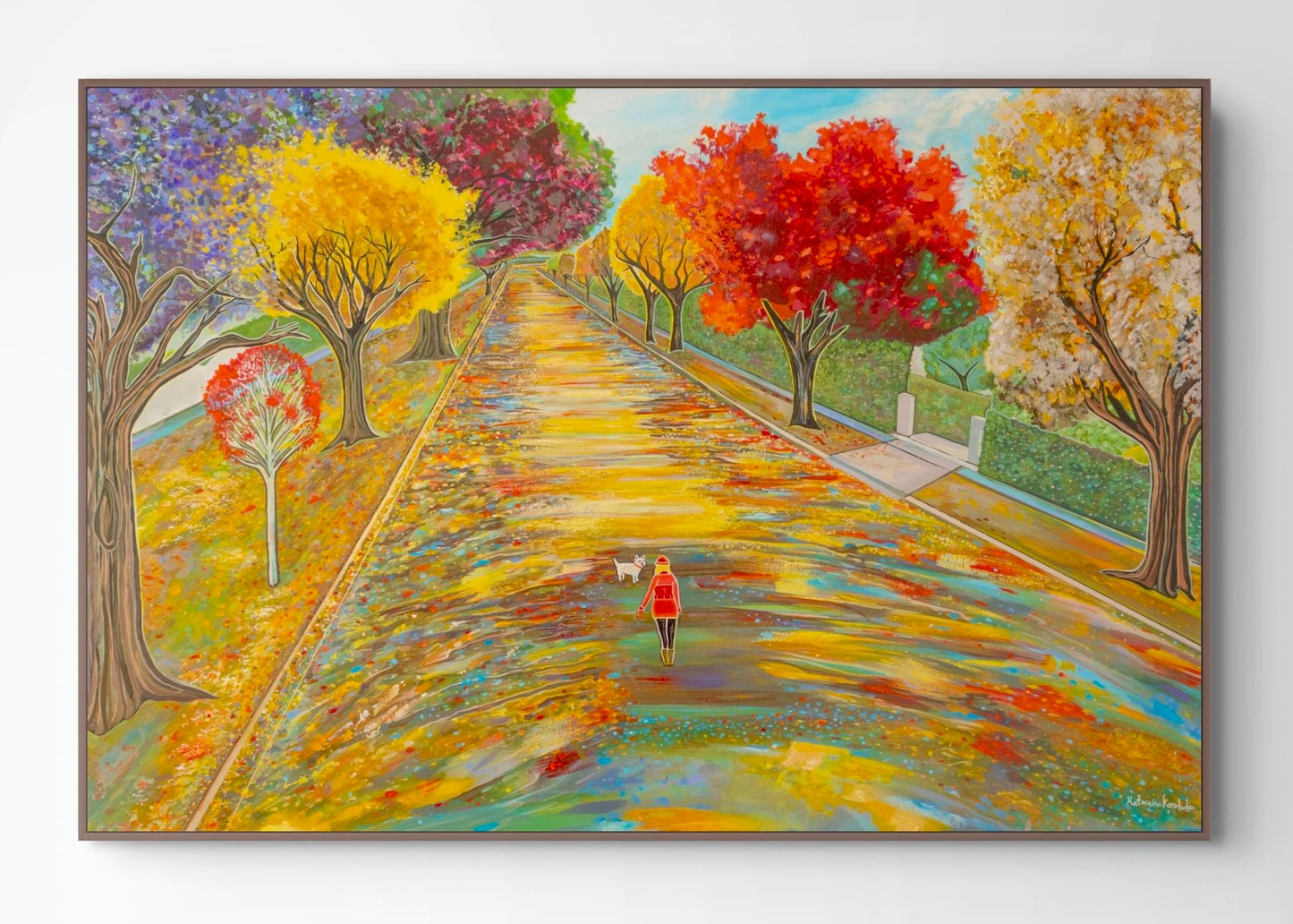 'Autumn At Evandale' canvas print