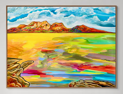 'Bay Of Fiery Hazards' canvas print