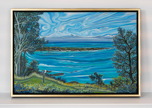 'Breakfast At Boak Harbour' original painting